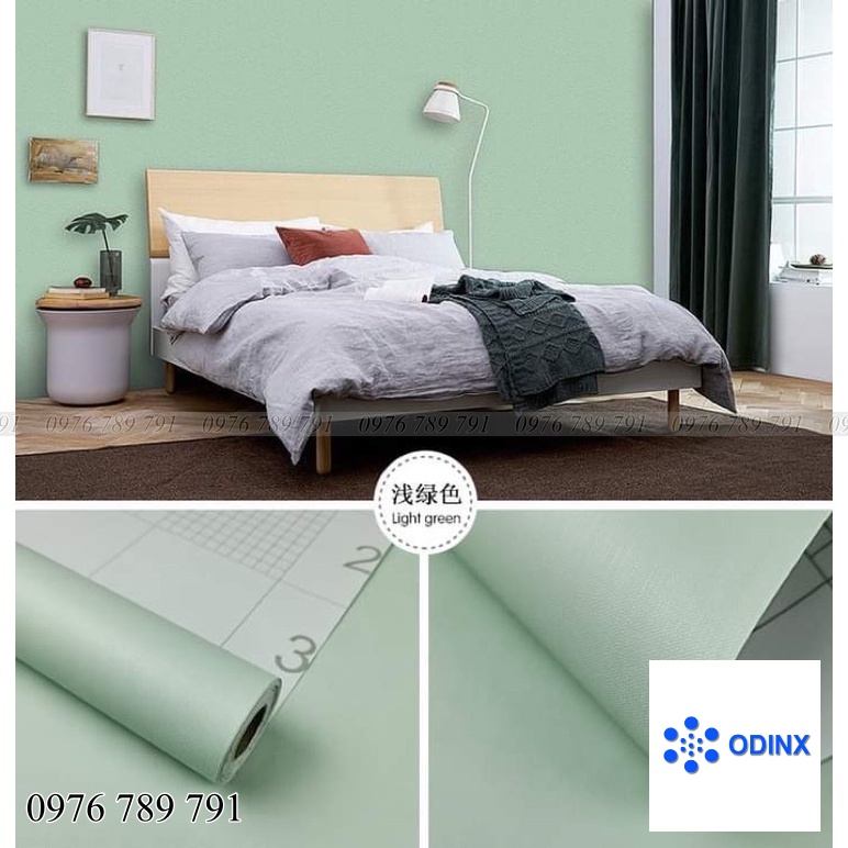 10m Giấy dán tường một màu pastel [GIÁ Sỉ]_rộng 45cm decal dán tường màu trơn pastel có keo sẵn