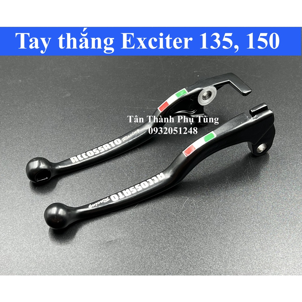 Tay thắng Exciter 135, Exciter 150,155 - Màu đen 1 cặp gắn như zin