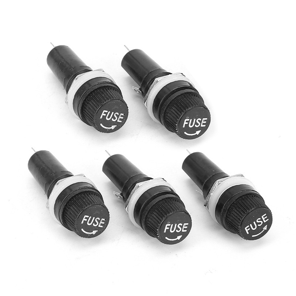 Set 5 nắp cầu chì 6x30mm 10A cao cấp