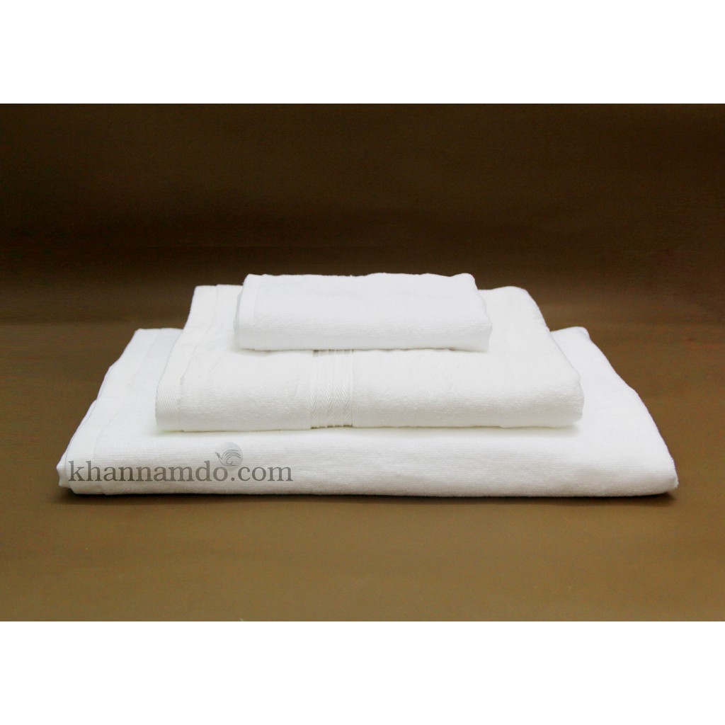 Set 3 khăn Spa sợi bông cotton