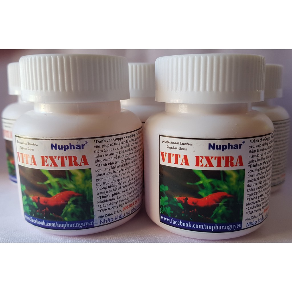 Nuphar Vita Extra - Tăng Cường Vitamin Cho Cá Tép