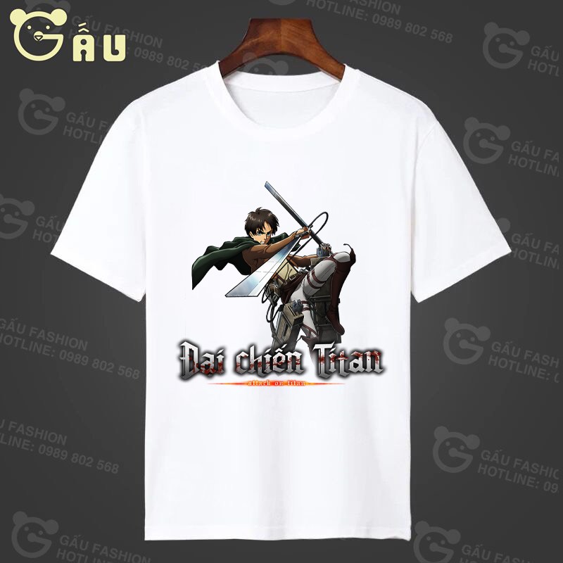 SIÊU PHẨM  Áo thun Anime Manga - Attack on Titan - Đại Chiến Titan cực chất