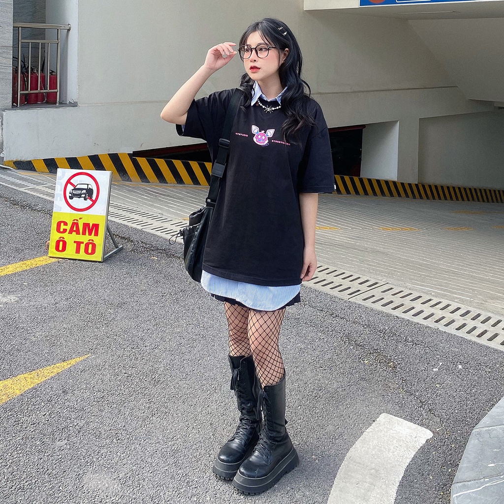 Áo thun unisex N7 Bad Viber phông tay lỡ nam nữ form rộng Local Brand | BigBuy360 - bigbuy360.vn