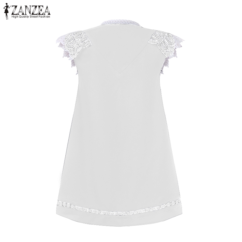 ZANZEA Áo Nữ Không Tay Phối Ren Thời Trang Quyến Rũ | BigBuy360 - bigbuy360.vn