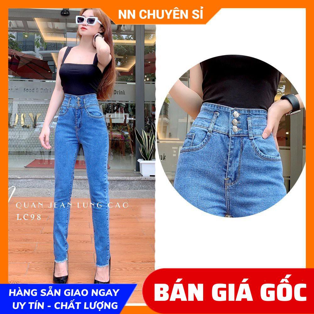 QUẦN JEAN DÀI LƯNG CAO ÔM BODY LC98 ⚡100% ẢNH THẬT⚡ JEAN DÀI LƯNG KIỂU