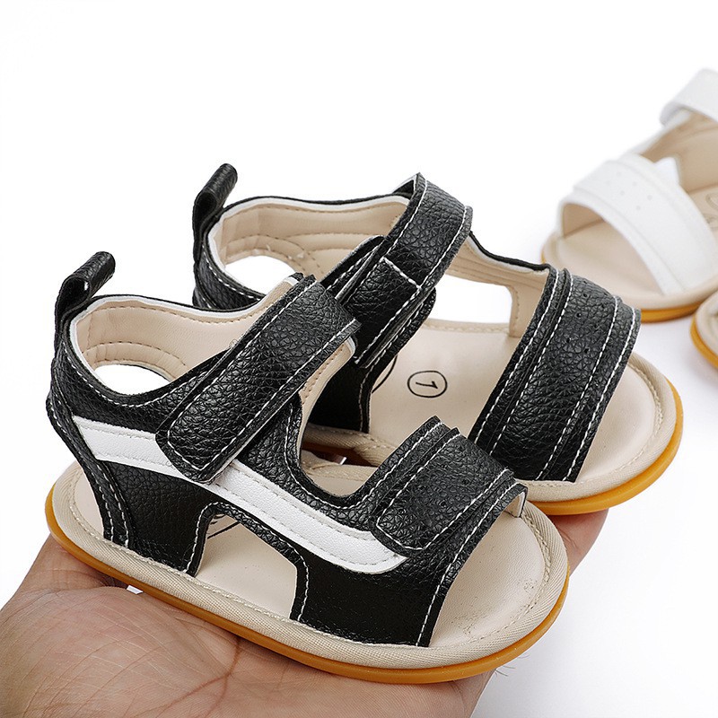 Giày sandal tập đi cho bé trai/gái đế cao su chống trơn trượt