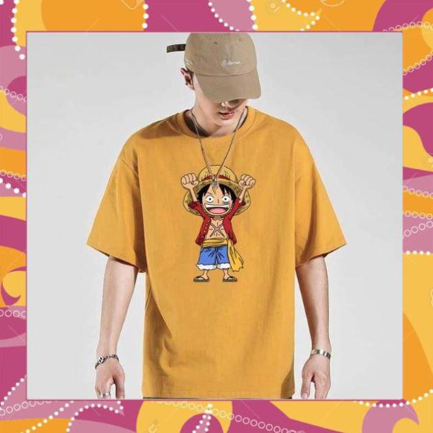 Áo thun nam tay lỡ unisex, có size từ 35kg- 85kg