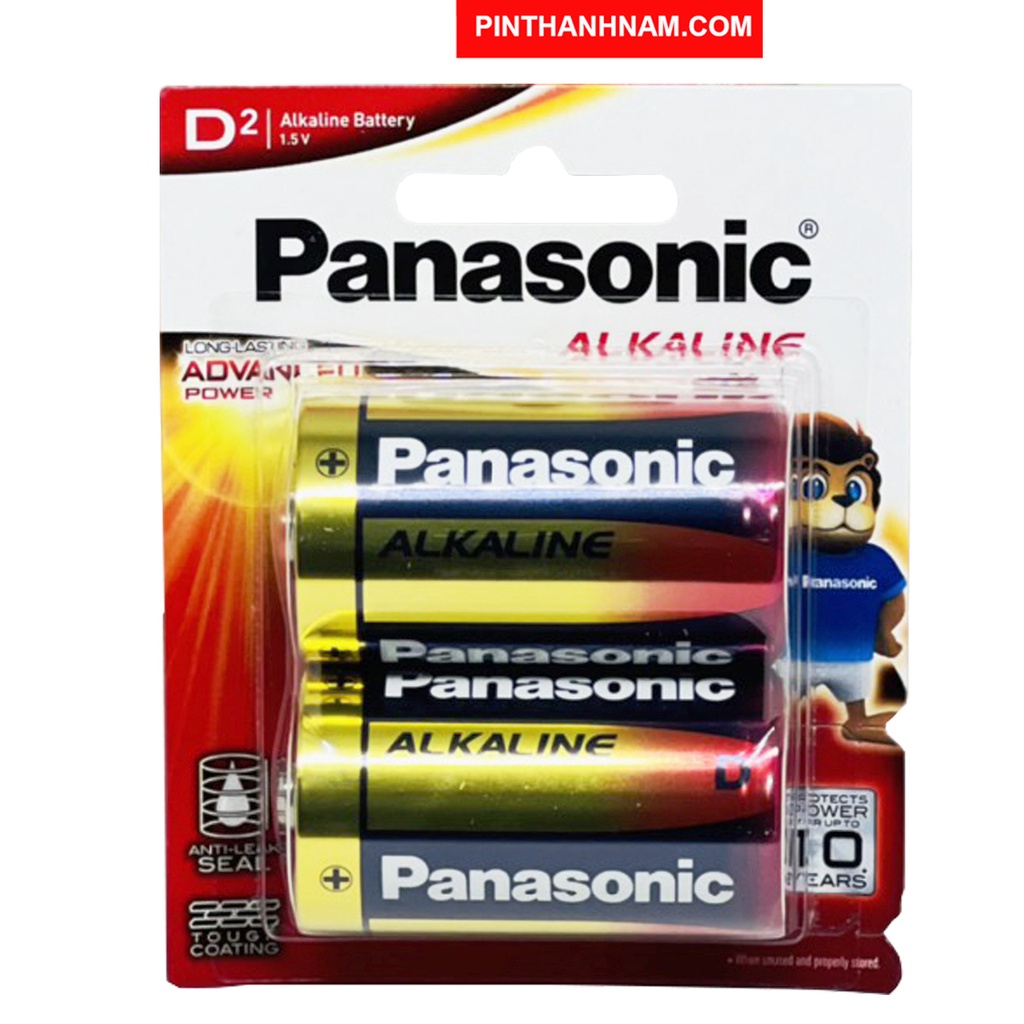 Pin Đại Panasonic alkaline LR20T-2B chính hãng xuất xứ Nhật Bản