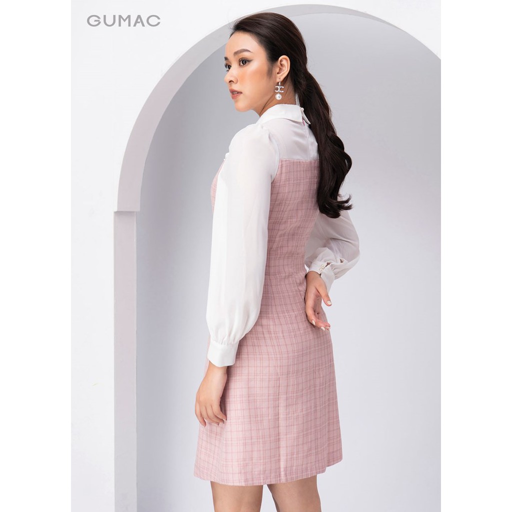 Đầm ôm tay phối GUMAC DA10260