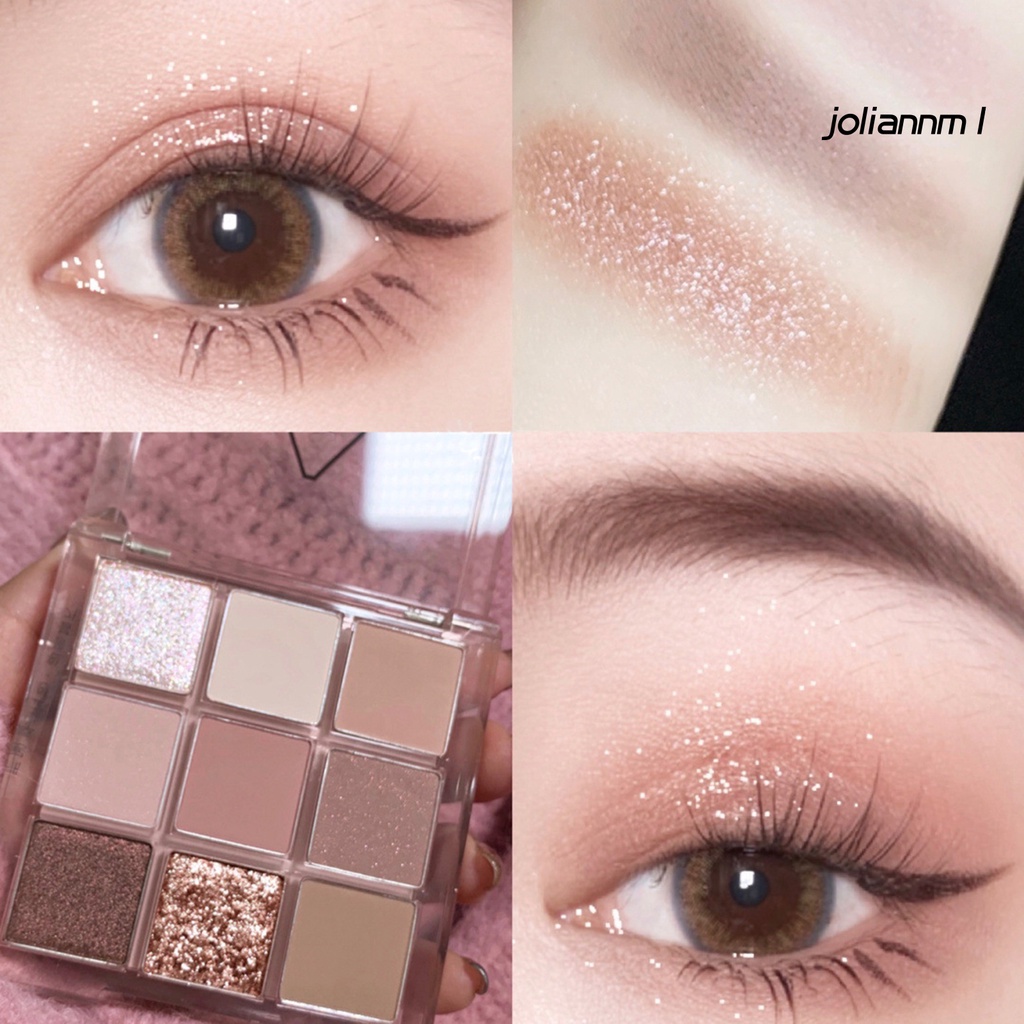 [Hàng mới về] Bảng phấn mắt Joliann tự nhiên màu đậm với 9 màu lung linh dành cho phái nữ | BigBuy360 - bigbuy360.vn