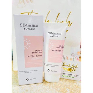 Kem chống nắng SJM Medical Anti UV Perfect SunScreen nâng tone kiềm dầu siêu hot 120ml