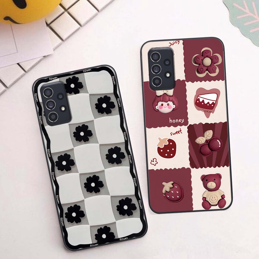 Ốp Samsung A32 / A52 / A72 in hình trái tim, caro kẹo ngọt đầy cá tính siêu đẹp siêu chất