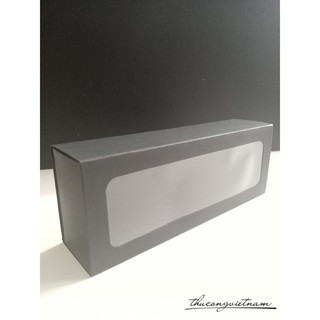 Hộp quà kéo có kiếng 23*8*6cm