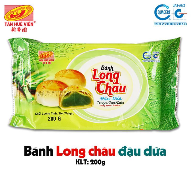 Bánh long châu dứa Tân Huê viên