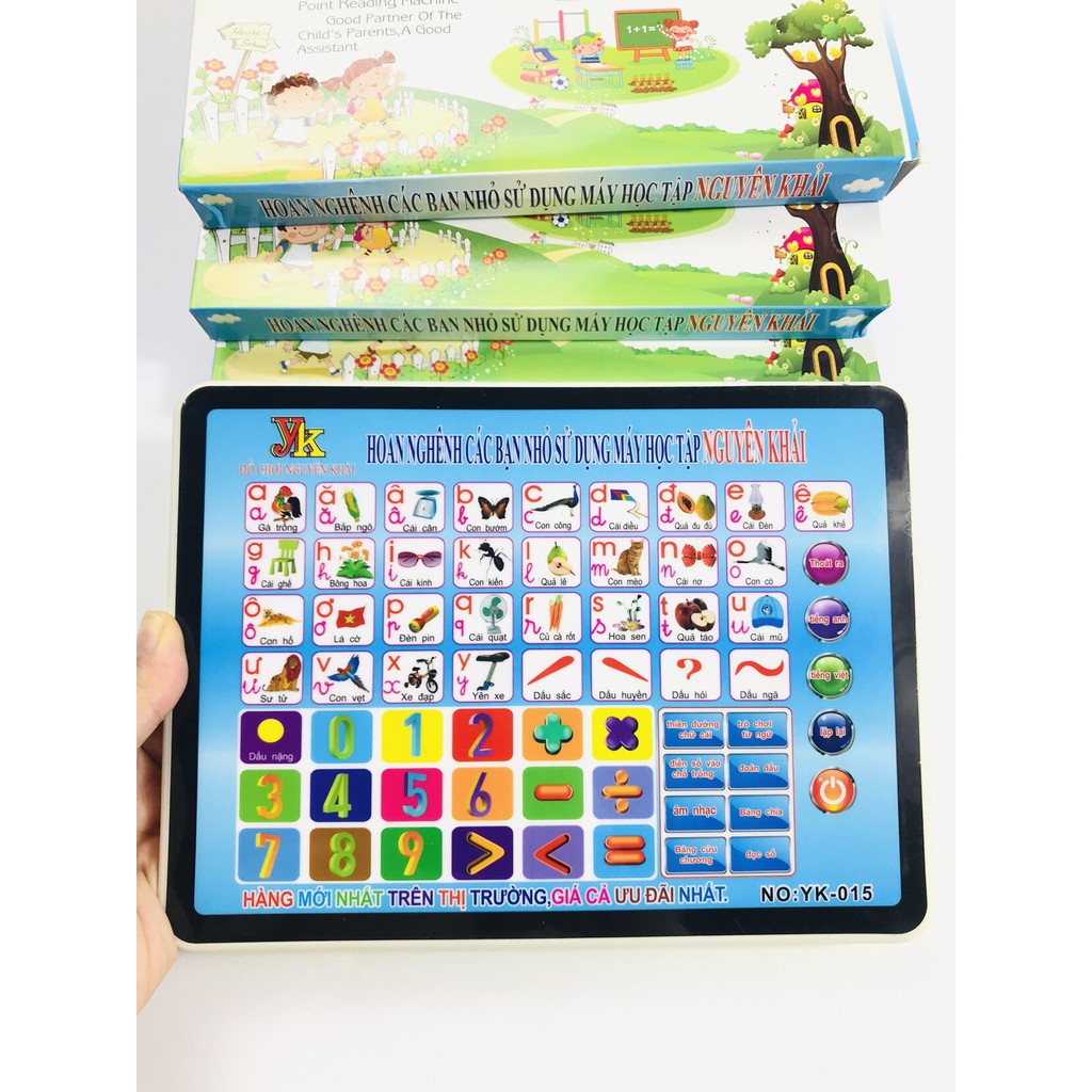 [RẺ VÔ ĐỊCH+VIDEO]_BẢNG CHỮ CÁI ĐIỆN TỬ _IPAD TIẾNG VIỆT TIẾNG ANH, SONG NGỮ_MÁY HỌC TẬP CHO BÉ HÀNG MỚI NHẤT THỊ TRƯỜNG