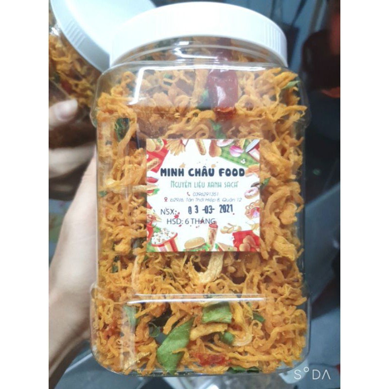 500gr Khô gà lá chanh ớt cay loại 1 | BigBuy360 - bigbuy360.vn