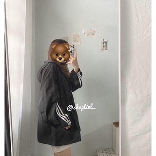 Áo khoác gió sọc tay