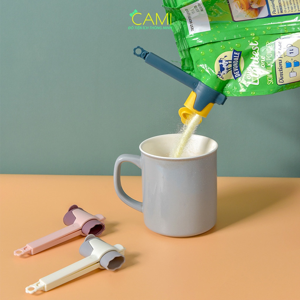 Kẹp miệng túi, niêm phong túi bảo quản thực phẩm bằng nhựa siêu tiện lợi_Cami_CMPK192