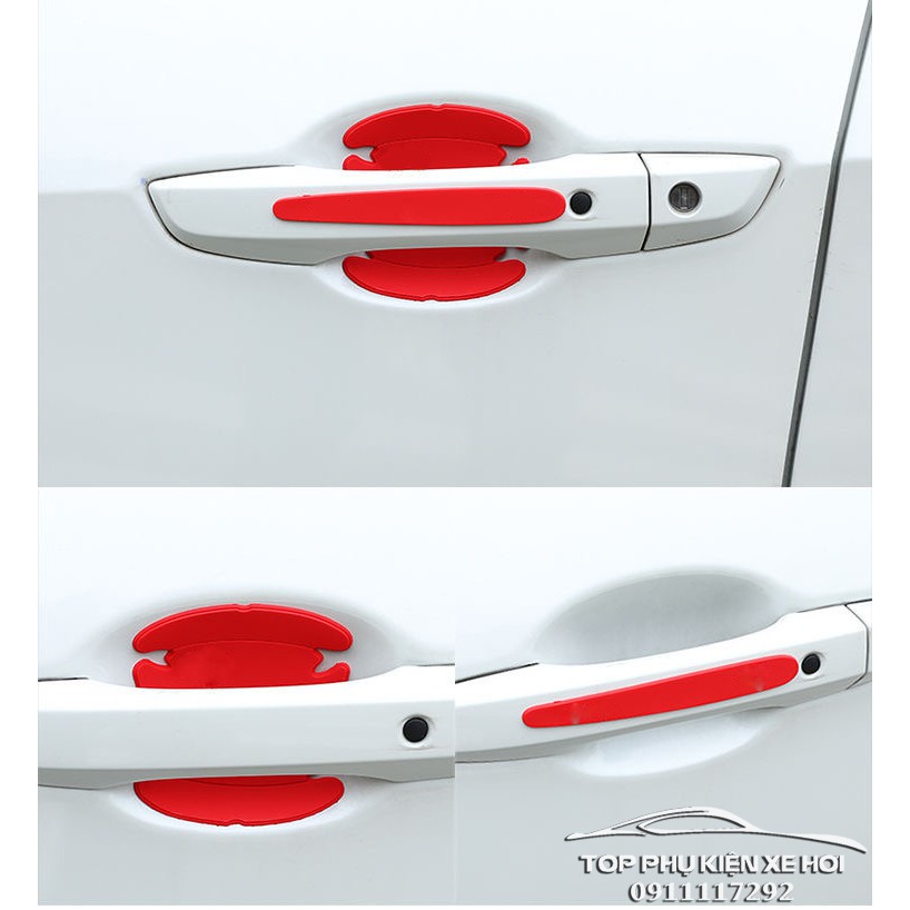 Bộ 8 decal dán chống xước tay nắm và hốc cửa xe ô tô | BigBuy360 - bigbuy360.vn
