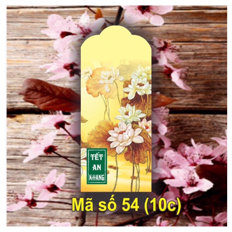 100 lì xì giấy dễ thương