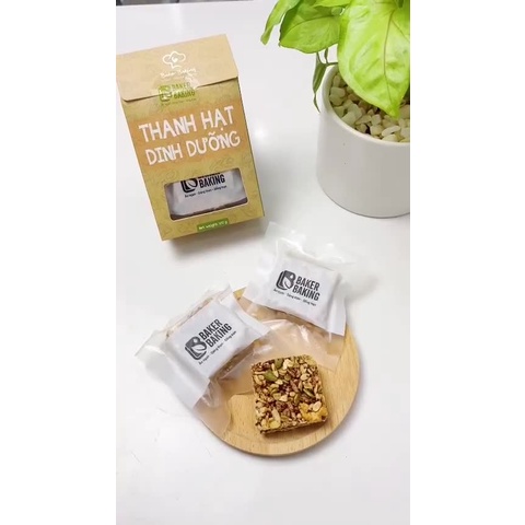 Thanh hạt dinh dưỡng của BakerBaking thực phẩm hỗ trợ ăn kiêng healthy, các bữa ăn eatclean trở nên thật dễ dàng