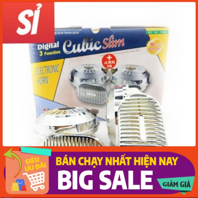 Còi ngân CULIC SLIM 12V/24V BẢO HÀNH 12 THÁNG