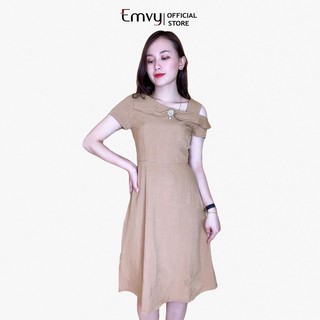 Đầm dáng xòe Mango trễ vai Emvy - V48