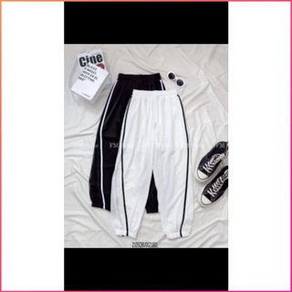 Quần jogger nữ thể thao ống rộng bo gấu cá tính T82