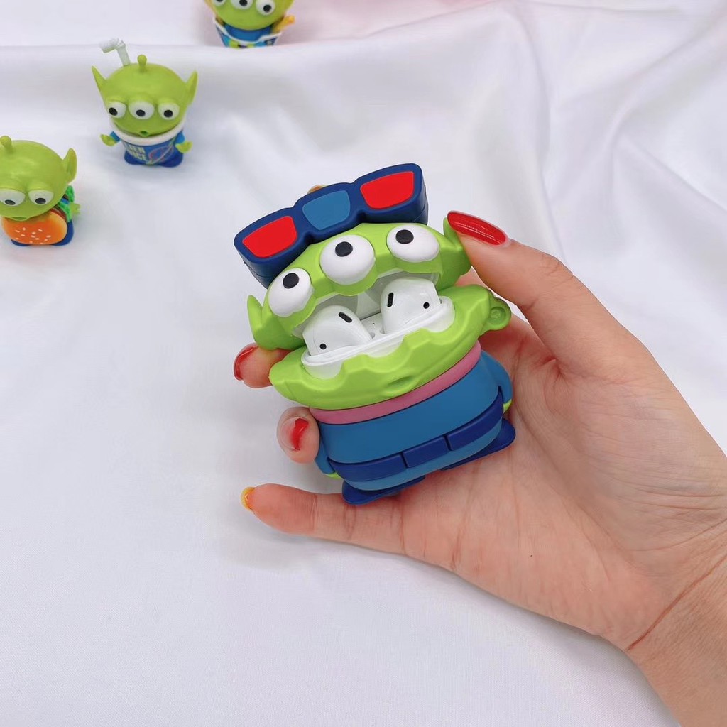 Vỏ bảo vệ hộp sạc tai nghe Airpods 1 / 2 hình Toy Story