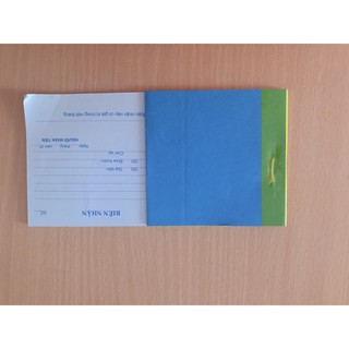 Combo 10 cuốn biên nhận 1 liên trắng