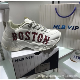 Giày MLBsp chữ Boston Sneaker fullbox có sẵn