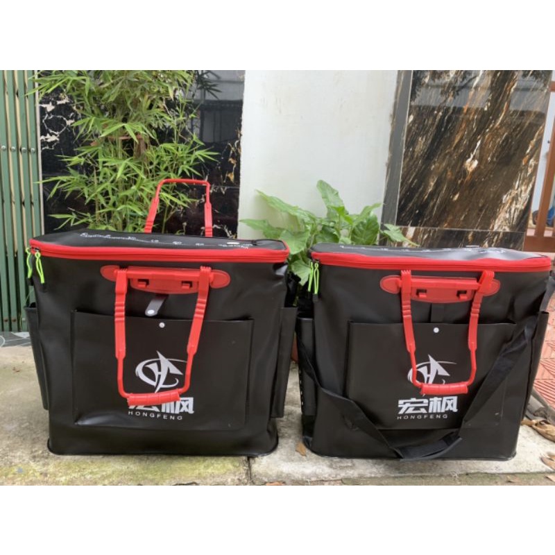 Thùng đựng cá đi câu.thùng đựng cá gấp gọn 53cm