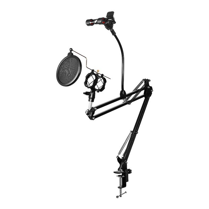 BỘ MIC THU ÂM C6/C7 + BỘ GIÁ ĐỠ MIC VÀ ĐIỆN THOẠI THU ÂM, HÁT LIVE