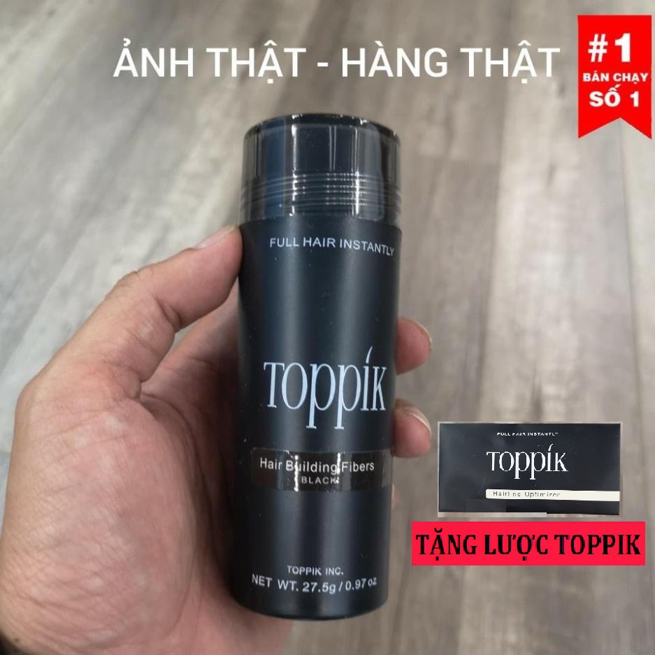 [TẶNG LƯỢC] Bột phủ dày tóc hói tóc thưa Toppik