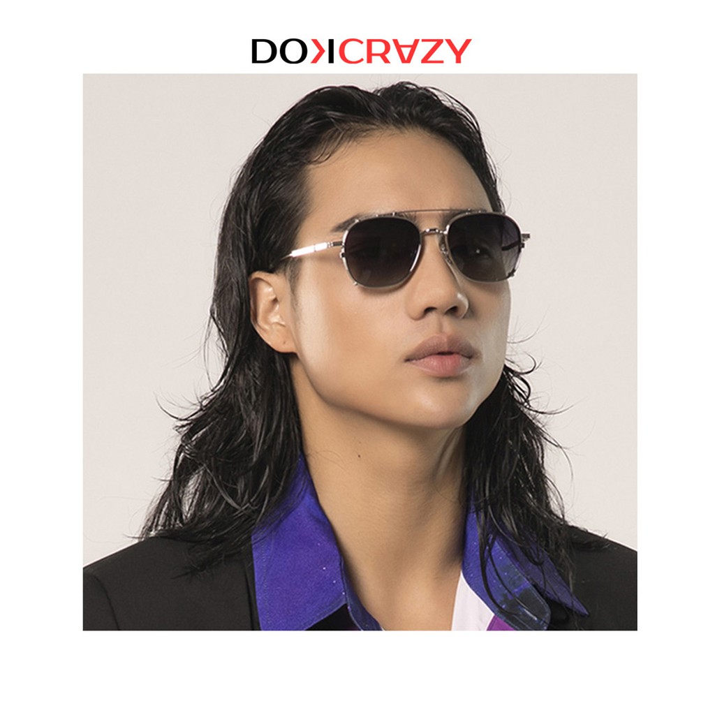 Kính mát clip on DUBLIN local brand DOKCRAZY thời trang nam nữ gọng tròn mắt râm ngầu phân cực chống tia UV retro trendy | BigBuy360 - bigbuy360.vn