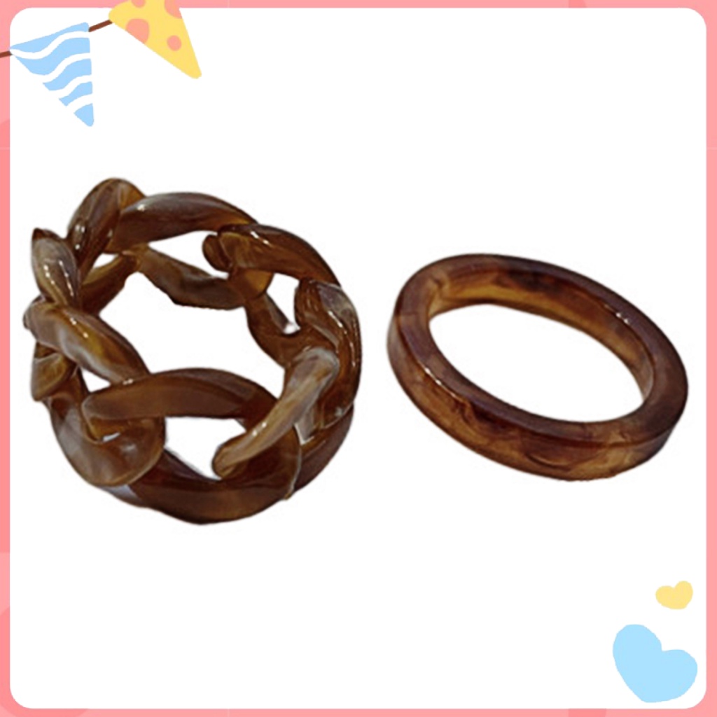 Nhẫn Thiết Kế Đơn Giản Phong Cách Retro Thời Trang