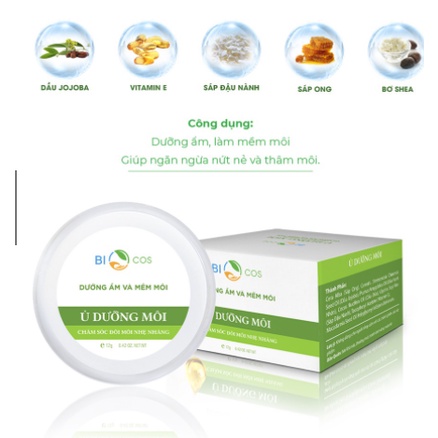 Son Dưỡng Môi BIO COSMETICS Dưỡng Ẩm Và Làm Mềm Môi (12g). | BigBuy360 - bigbuy360.vn