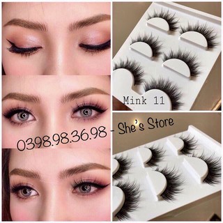 Lông Mi giả Chồn 3D-11 5 cặp/hộp