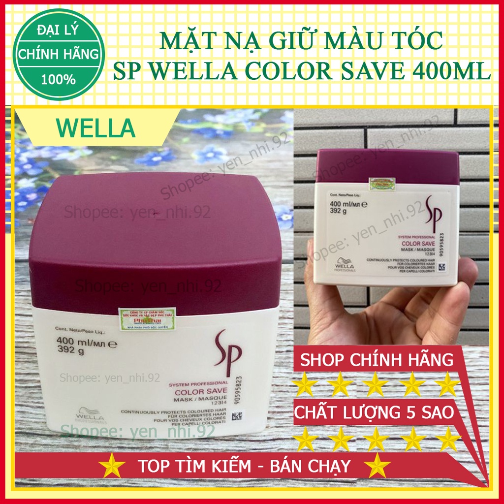 (Chính Hãng) Mặt nạ giữ màu SP Wella Color Save 400ml