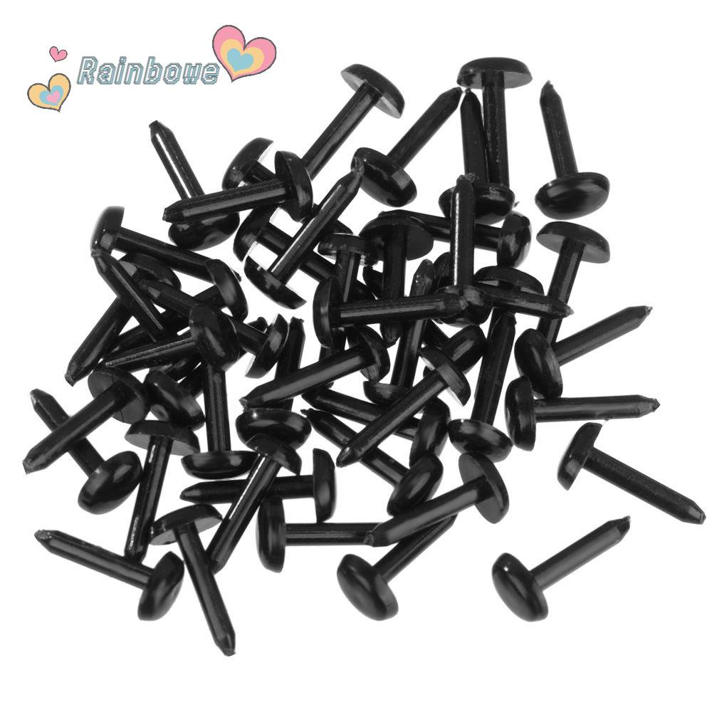 Set 100 Mắt Thú Nhồi Bông Mắt Oval Mini 4X5MM/5X7MM Màu Sắc Cầu Vồng