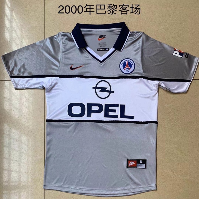 2000 Paris đi bộ áo ngắn tay kiểu retro jersey giản dị