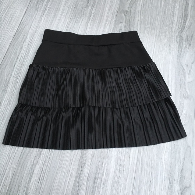 [🎁TẶNG QUÀ TRI ÂN]Chân Váy ngắn xòe 2 tầng đểu xếp ly(2 tầng đều ly) | BigBuy360 - bigbuy360.vn