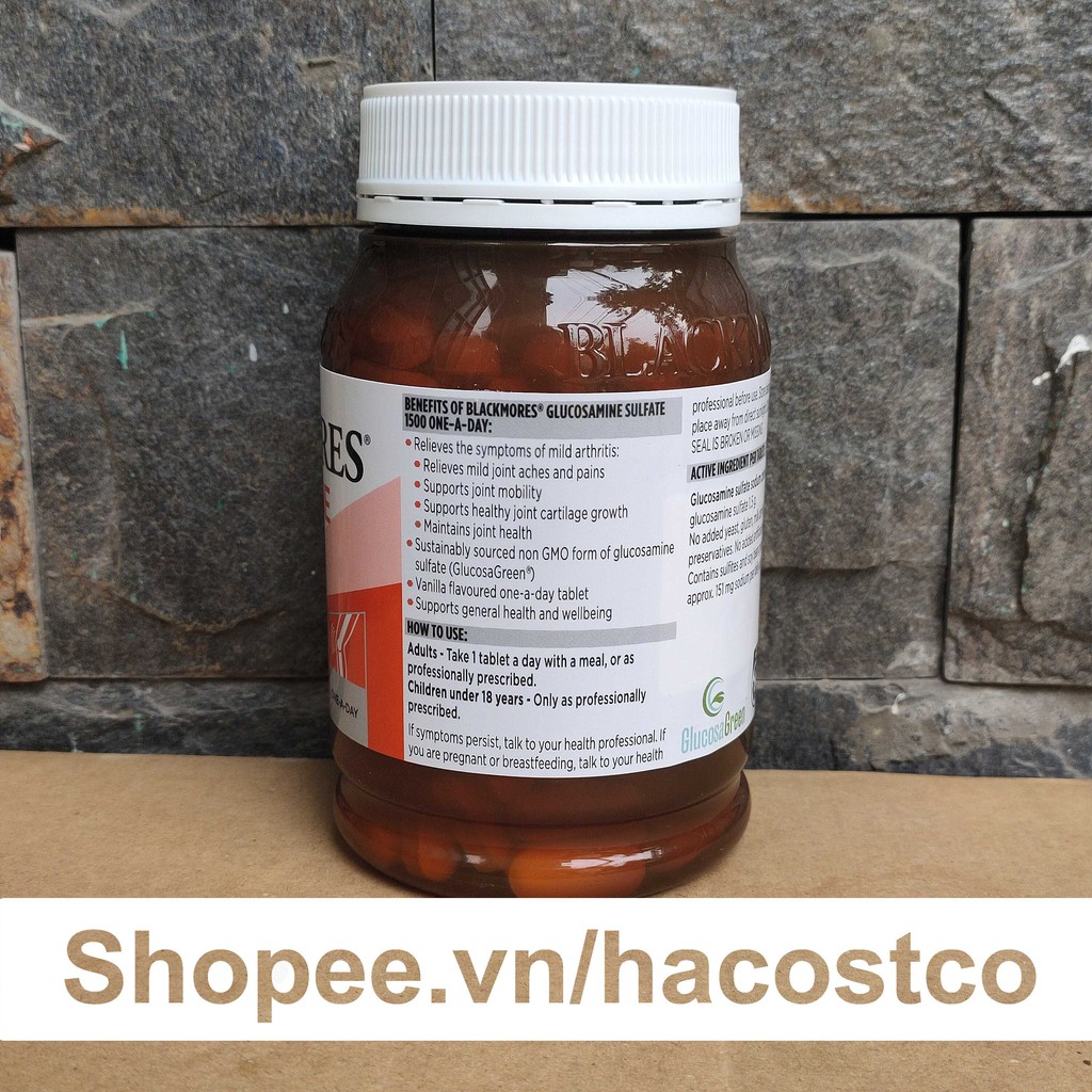 Viên uống Blackmores Glucosamine Sulfate 1500mg One-A-Day 180 viên