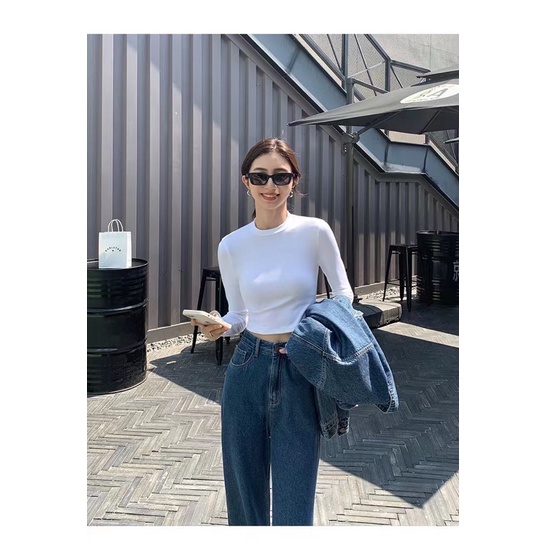 ÁO THUN HÀN CROTOP DÀI TAY CO GIÃN 4 CHIỀU MÁC JZ+ MS17781 (i3-1)