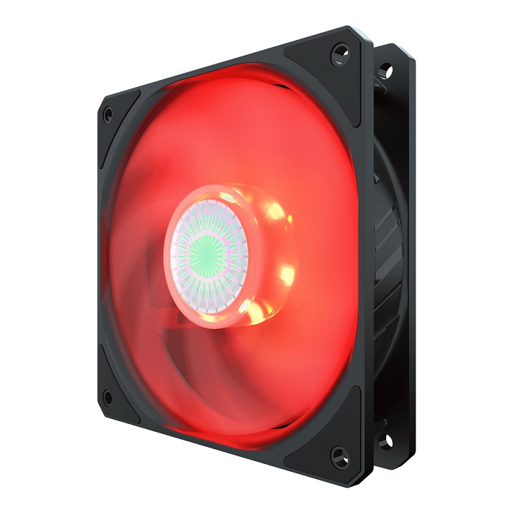 Quạt fan case 12cm Cooler Master SickleFlow 120 Red - Sức gió tốt, quay êm, bền bỉ, đèn led đơn đỏ