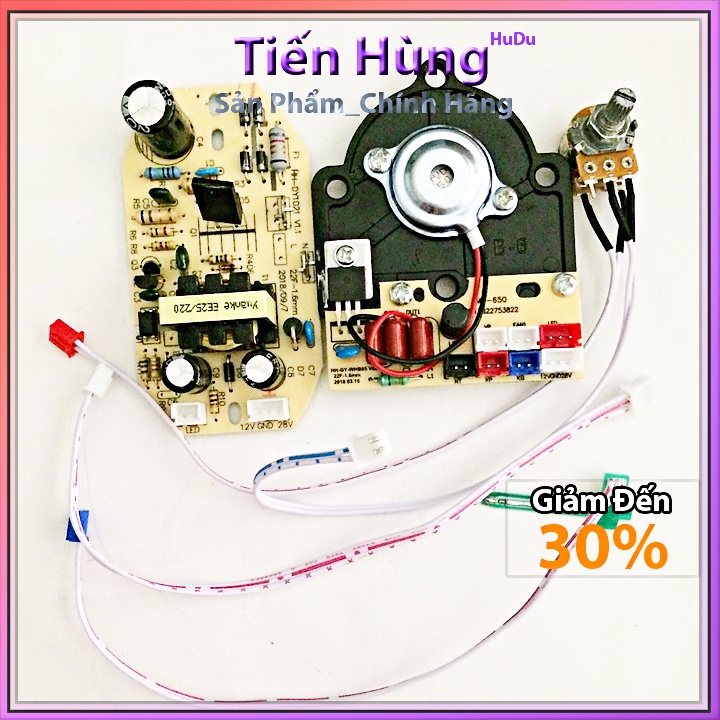 COMBO_Bo mạch + bo nguồn quạt phun sương + 3 dây đi kèm (giá của 1 bộ )