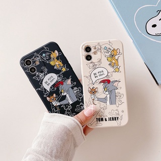 Ốp điện thoại cạnh in họa tiết hoạt hình Tom Jerry cho Huawei Nova 5T 7i 7 SE Y9s Y9 Prime 2019 P30 P40 Pro