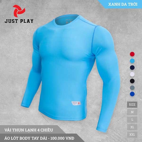 Áo Body Giữ Nhiệt Thể Thao Nam, Áo Thun Nam Justplay