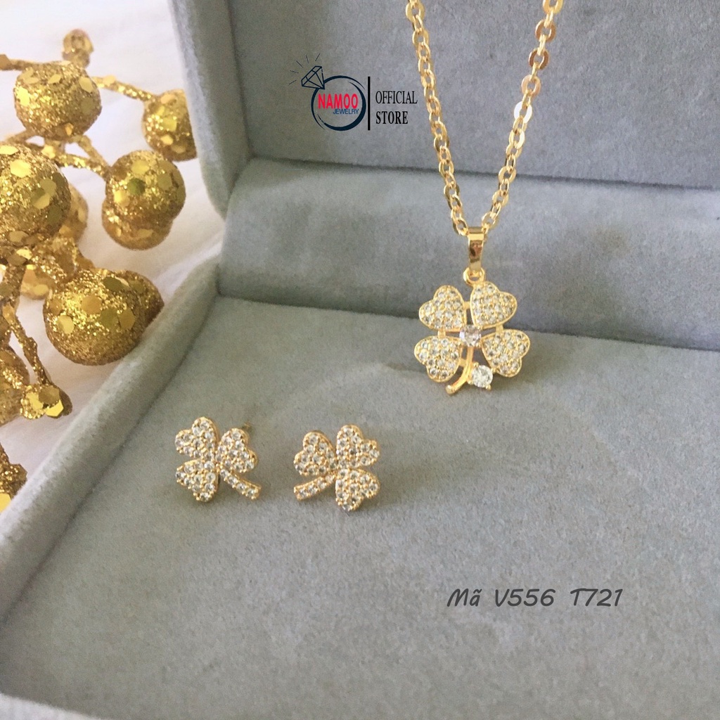 Set Dây Chuyền Và Bông Tai V556 T721