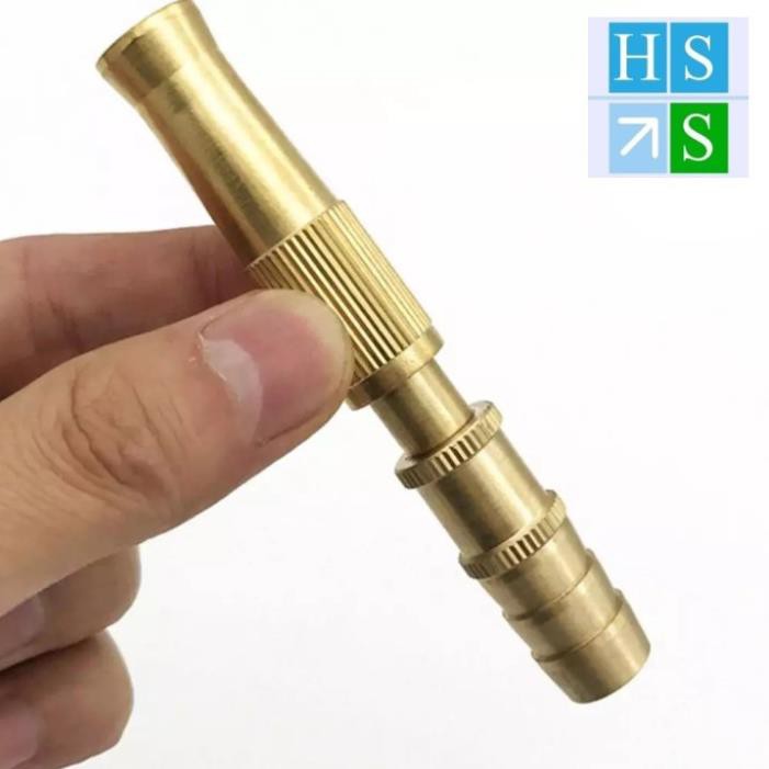 ĐẦU VÒI XỊT TĂNG ÁP bằng đồng, Vòi rửa xe hơi, rửa sân, tưới cây, làm vườn, Vòi xịt điều chỉnh được áp lực nước đa năng